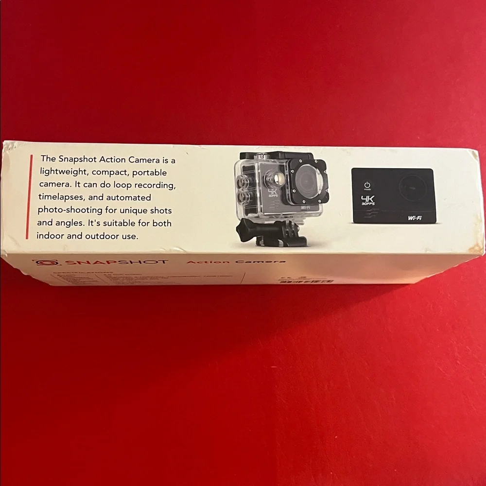 Action Camera 4K Sports Camera 4K/30FPS Waterproof Outdoor